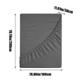 thumbnail image 3 of EGNMCR Couverture Jetée, Couverture d'Halloween, Drap-Housse pour Lit Double Pièce Antidérapante Housse de Lit Fixe Housse de Matelas Tout Inclus Protection de Matelas Housse de Lit Fibre Douce Convient pour Dormir Nu Drap-Housse, 3 of 6