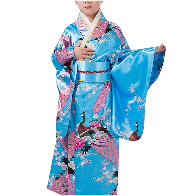 Kimono de Mode pour Filles, Tradition, Impression Améliorée, Cardigan, Pyjama, Robe, Tenue Formelle, Ensemble Kimono