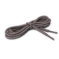thumbnail image 2 of INSPIRE CHIC Unisex Round Rope Dual Colored Striped 1/5 Thick Boot Shoelace 120cm / 47.24" Light Gray Brown, 2 of 4
