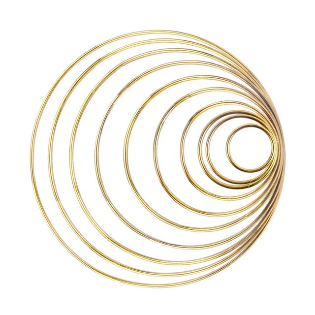 10 Pcs Anneaux Attrape-Rêves de Tailles Différentes Cerceaux Macramé DIY; Projets d'Artisanat Anneaux Ronds d'Artisanat