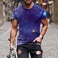 thumbnail image 5 of Birdeem Nouveau T-Shirt pour Hommes à la Mode Impression 3D Faisceau de Ciel Non Localisé Manches Courtes Col Rond T-Shirt Haut de Sport Décontracté Blouses, 5 of 5