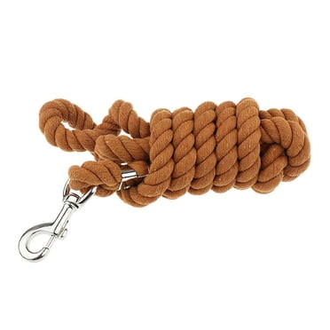 Cordes en Fil de Coton Tressé pour Chevaux 2,5m - Marron