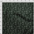 thumbnail image 4 of oneOone Rayon Green Fabric Floral Craft Projects Decor Fabric Printed By The Yard 56 Inch Wide, 4 of 5