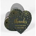 thumbnail image 3 of Inkdotpot Pack Of 50 Thanks From The New Wedding Favor Paper Tags Craft Real Gold Foil Hang Tags, 3 of 6