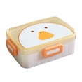 thumbnail image 2 of Yhmxh Lunch Box for Kids Kitchen Gadgets Plastic Lunch Box Cute Four-button Children's Lunch Box Student Can Microwave Portable Portable Lunch Box Lunch Containers Bentgo Lunch Box, 2 of 3