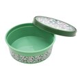 thumbnail image 4 of Christmas Festive Berries Green Round Gift Storage Containers, Plastic, 2-pack, by Holiday Time, 4 of 8