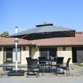 thumbnail image 1 of Purple Leaf Parasol de Patio Extérieur 10 Pi - Design Déporté à Bras Déporté avec Rotation à 360°, Parasol de Marché Carré Gris pour Terrasse, Piscine et Jardin, 1 of 14