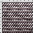 thumbnail image 3 of oneOone Silk Tabby Fabric Chevron Geometric Fabric Prints By Yard 42 Inch Wide, 3 of 4