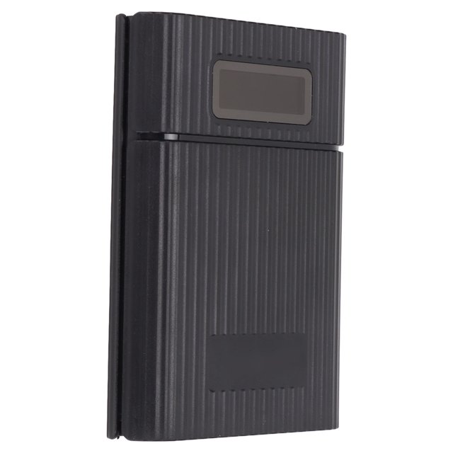 DIY Power Bank Kit, 4x18650 DIY Power Bank Portable Lightweight Fashionable Appearance For Mobile Phone Black