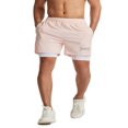 thumbnail image 1 of Men Double Layer Sport Shorts Quick Dry Gym Athletic Workout Shorts with Pockets, 1 of 8