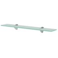 thumbnail image 1 of vidaXL Floating Shelf Glass 60x20 cm 8 mm, 1 of 3