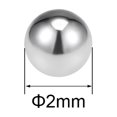 thumbnail image 2 of Uxcell Billes de Roulement Métriques en Acier Inoxydable 304 G100 Quincaillerie de Précision 2 mm /0,08 Pouces, 2 of 5