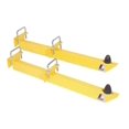 thumbnail image 1 of Lakewood Traction Bar 20475 Leaf Spring Mounted; 28 Inch Long; Yellow; With Rubber Snubbers/U-Bolt/Installation Hardware; Set Of 2, 1 of 5