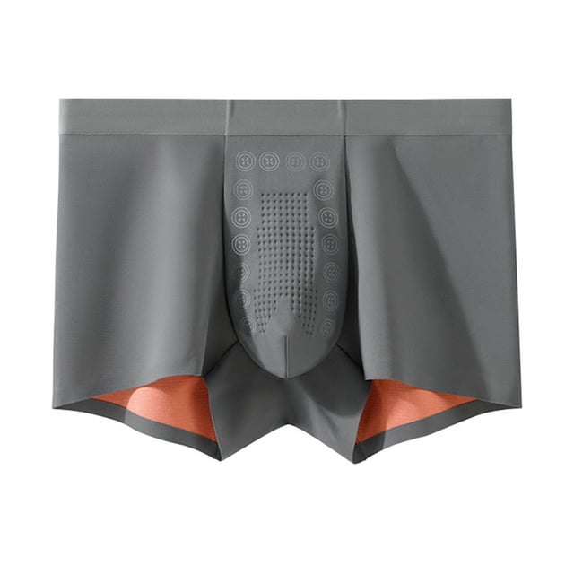 ylioge L-5X Mens Big & Tall Underwear Boxer Briefs Plus Size Lightweight Solid Color Breathable Stretchy Mid Waisted Boxers