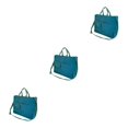thumbnail image 1 of kurtrusly Style With Trendy And Spacious Tote Bag Fashionable And Versatile Messenger Bag atrovirens 3Set, 1 of 6