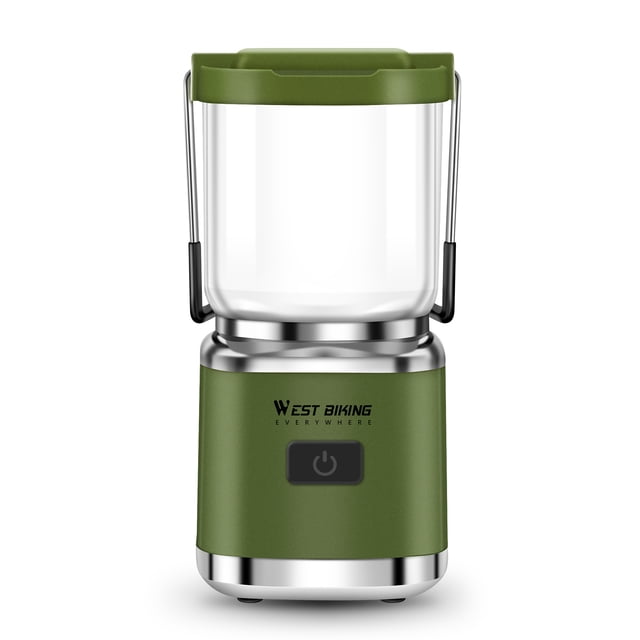 WEST BIKING Compact Rechargeable Camping Lantern - Portable Outdoor Lighting with Adjustable Brightness, Waterproof Design, and Custom Logo Available in Various Colors