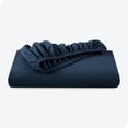 thumbnail image 2 of Bare Home 100% Cotton Flannel Fitted Sheet - Deep Pocket - King, Dark Blue, 2 of 5
