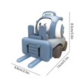 thumbnail image 2 of Blue Inertial Sliding Whistle Construction Truck Interactive Blowing Toy Abs Smooth And Durable Auditory And Breath Training Toy For Kids Fun Play And Learning, 2 of 6