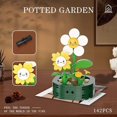 thumbnail image 5 of Garden Yellow Flowers Botanical Collection Set, 142 Pieces Modular Buildings, Decorative Home Office Creative Construction Toy Gifts for Adult Kid, 5 of 5