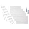 thumbnail image 1 of Fasade Skyline Vinyl Backsplash Kit Gloss White 15 sq ft, 1 of 6