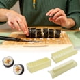 thumbnail image 1 of Dvkptbk Baking Mold Sushi Making Kit - Sushi Set Plastic Sushi Making Tools with Multiple Different Shapes of Sushi Rice Roll Molds - Home Sushi Tools Kitchen Gadgets, 1 of 2