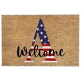 thumbnail image 2 of 4th of July Door Mat Outdoor,Independence Day Welcome Doormat, 4th of July Coir Doormat with Non Slip Backing ,Patriotic Mat Star Front Porch Rugs For Home Entrance 4th of July Decoration,(15*24"), 2 of 2
