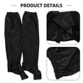 thumbnail image 3 of Minkissy Rain Pants 1 Pair Waterproof Windproof Black Trousers Shape Motorcycle Riding Gear, 3 of 8