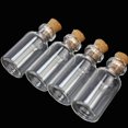thumbnail image 2 of 10x Bouchon en Liège Transparent Petit Mini Flacon en Verre Bocaux Contenants Bouteille K2W4, 2 of 6