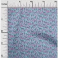 thumbnail image 2 of oneOone Coton Cambric Bleu Turquoise2 Tissu Imprimé Matière de Robe Tissu Imprimé Tissu au Mètre 56 Pouces de Large, 2 of 4