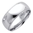 thumbnail image 1 of 8mm Platinum Milgrain Wedding Band Solid 950, 1 of 1