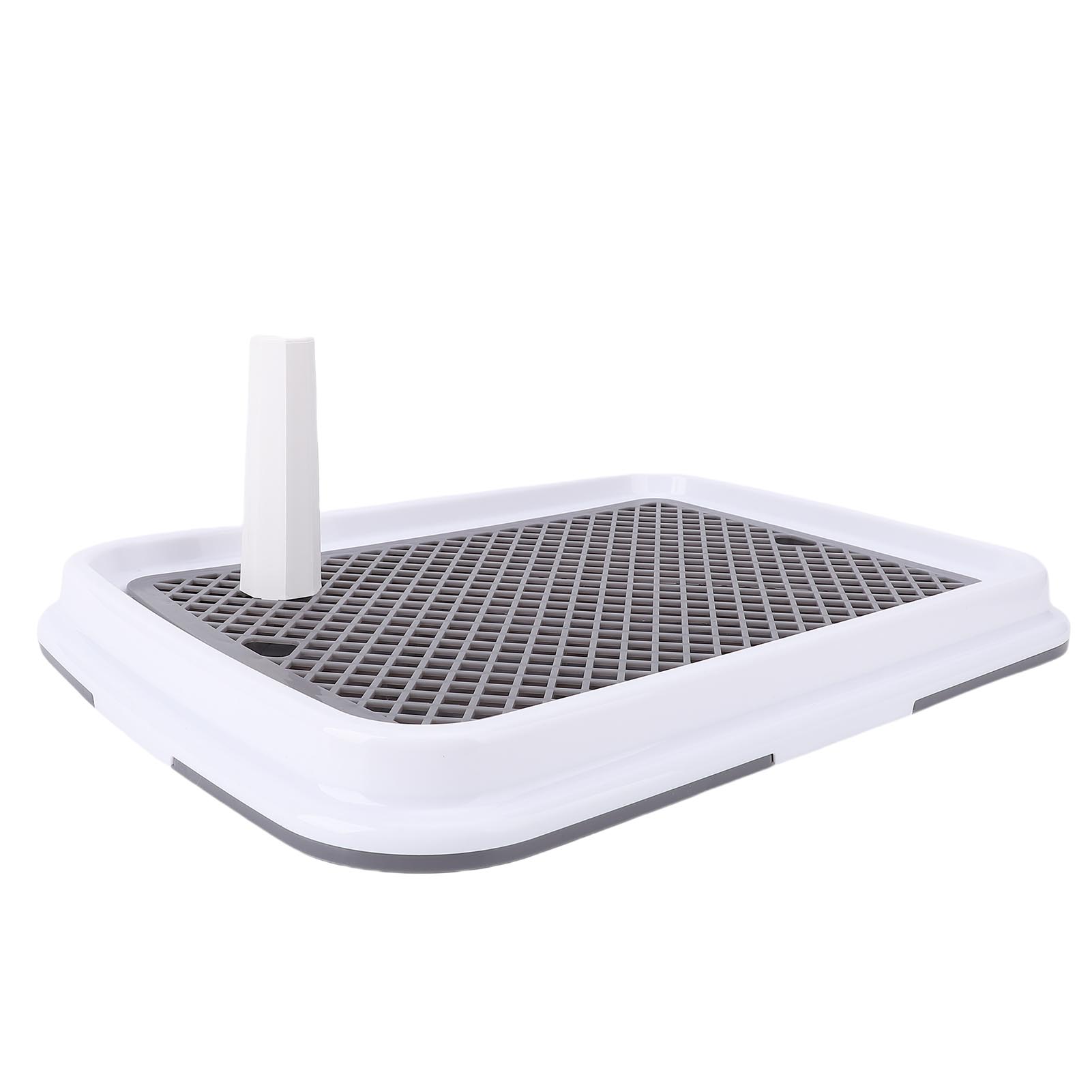 Dog Toilet High Fence Odor Proof Easy Clean Plastic Pee Pad Holder Pet Potty Tray for Small Dogs