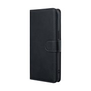 Business Flip Mobile Phone Case For TCL 505 502 501 50 SE XL 4G 50 5G Leather Full Protection Cover Coin purses Phone Bag Funda Black TCL 502