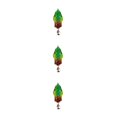 thumbnail image 4 of QualitChoice 1/2/3/5 Fish Lure Artificial Bait 8cm Workmanship Compact Size No Burrs Exquisite Rotating Lures Fishing Tackle Green-red 3PCS, 4 of 6