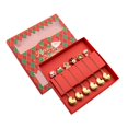 thumbnail image 1 of Stainless Steel Dessert Spoons Forks Tea Spoons Stainless Steel Christmas Spoons 6Pcs C, 1 of 9