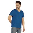 thumbnail image 3 of Inkmeso T-Shirt de Base à Col en V pour Homme, Manches Courtes, Uni, Coupe Régulière, en Coton, 3 of 7