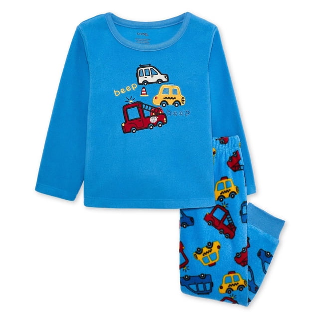 Micro Video Games George Toddler Boys' Two Piece Micro Fleece Pajama Set - Walmart.ca