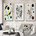 thumbnail image 1 of Designart "Ethereal Séance V" Modern Geometric Framed Wall Art Set Of 3 - White Abstract Frame Canvas Set For Living Room Decor, 1 of 6