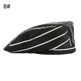 thumbnail image 1 of Unisex Beret Geometric Pattern Duck Mouth Style Men Women Pure Color Short Brim Chef Hat for Baker, 1 of 10