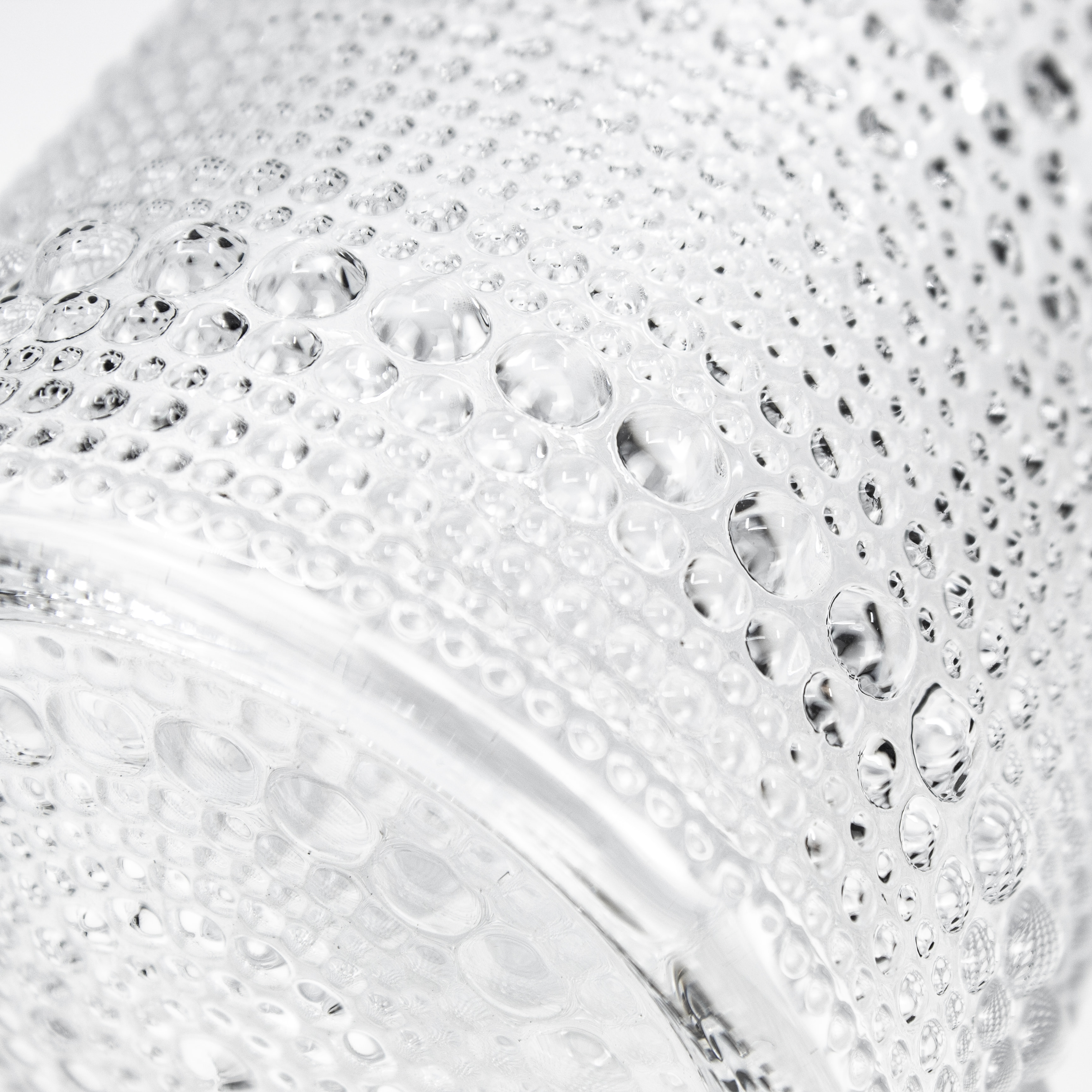 Sabatier 4 pack Soda Lime Hobnail HiBall Glass 400ml Clear