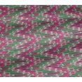 thumbnail image 5 of oneOone Viscose Jersey Fabric Chevron Kasuri Decor Fabric Printed BTY 60 Inch Wide, 5 of 5