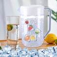 thumbnail image 4 of Uscallm Cold Water Kettle Large Capacity 5000ml 4000ml 2500ml Plastic Beverage Pitcher Household Food Grade Water Jug with Handle and Spout for Refrigerator Kitchen Office, 4 of 5