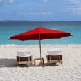 thumbnail image 3 of Dvkptbk 8.8ft Beach Umbrella for Sand, Outdoor Portable Patio Umbrella Replacement Canopy for 8 Ribs, 3 of 5