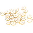 thumbnail image 3 of Bracelet Pendant, 0.4 X 0.2in 26 PCS Alloy Dripping Pendant  For Bracelet For Earring For Necklace For Keychain, 3 of 8