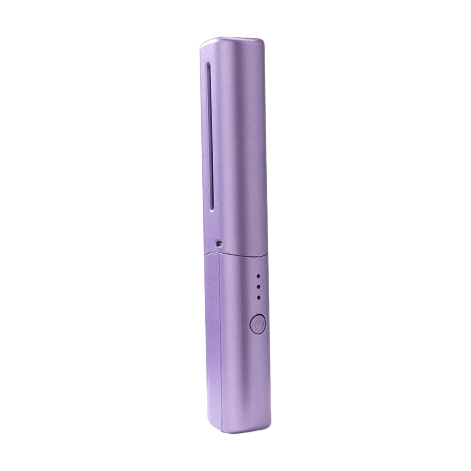 HILABEE Cordless Hair Straightener Anti Scald with 3 Adjustable Temperatures Setting USB Violet