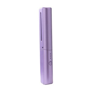 HILABEE Cordless Hair Straightener Anti Scald with 3 Adjustable Temperatures Setting USB Violet