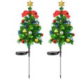 thumbnail image 3 of Fwttom Solar Christmas Decoration Light LED Christmas Tree Plug in Light Outdoor Garden Decoration Light, 3 of 8