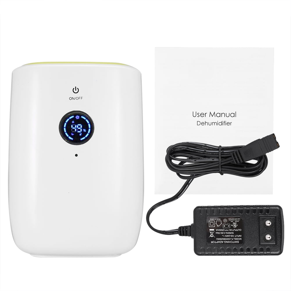 Air Dehumidifier, Portable Air Dehumidifier ABS Material Small Dehumidifier Electric Dehumidifier 6.3x5.5x8.7inch Basement For Home