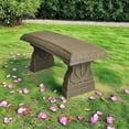 thumbnail image 3 of Angelo Décor 40-inch Serra Garden Bench (Green), 3 of 4