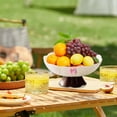 thumbnail image 5 of RKSTN Fruit Plates 9.84 Inches Fruit Plates High Value Lights Pitches Fruit Plates Household Living Room Coffee Table Candy Plates Upscale Snack Plates Placement Plates, 5 of 5