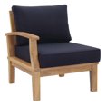thumbnail image 1 of Modway Marina Outdoor Patio Teak Left-Facing Sofa, 1 of 9